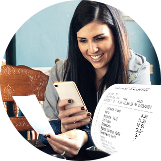 Receipt Capture by Central Bank