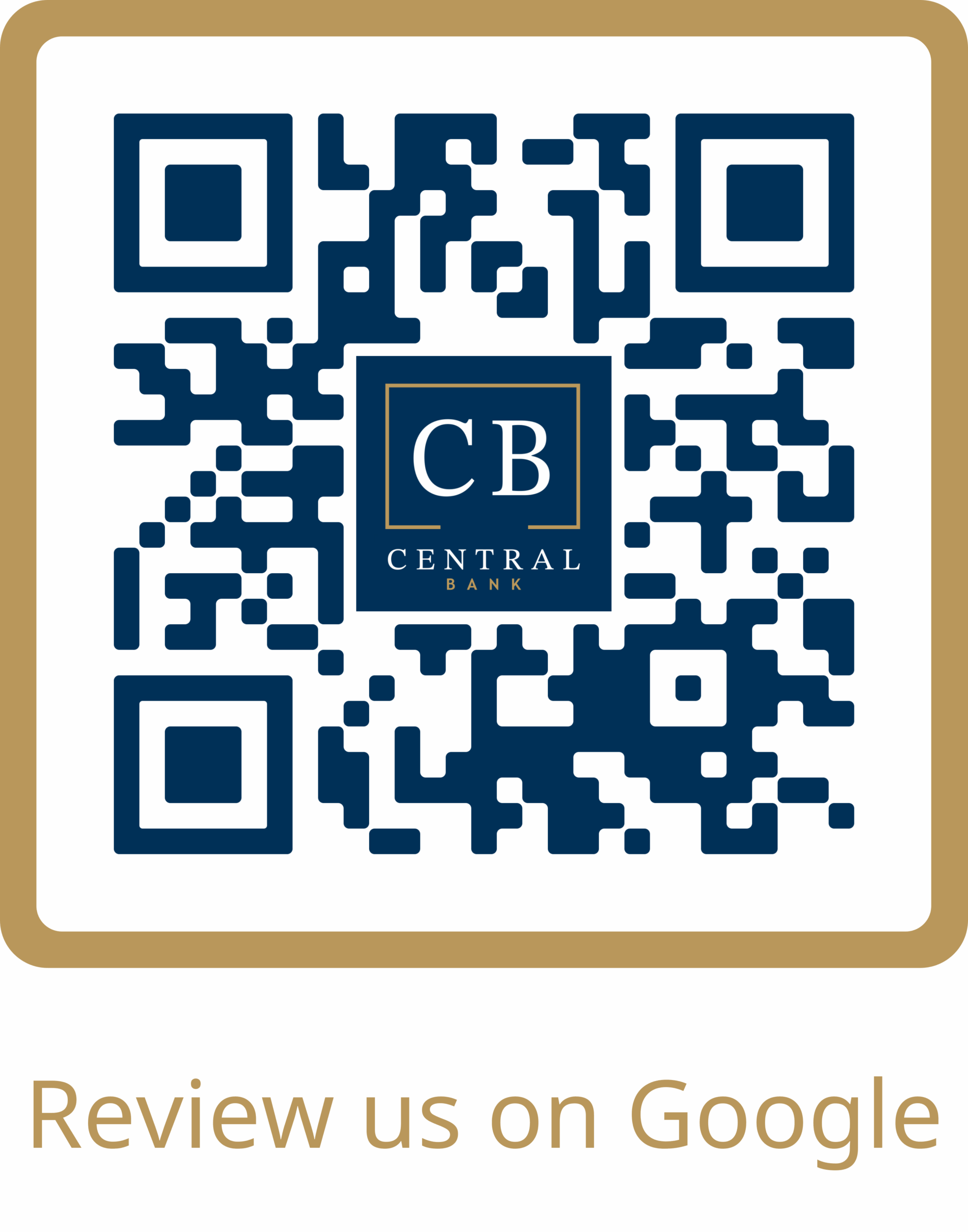 Central Bank Merchant Services Google Review