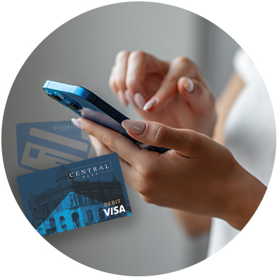 Card Central by Central Bank - Manage debit and credit cards in one place.