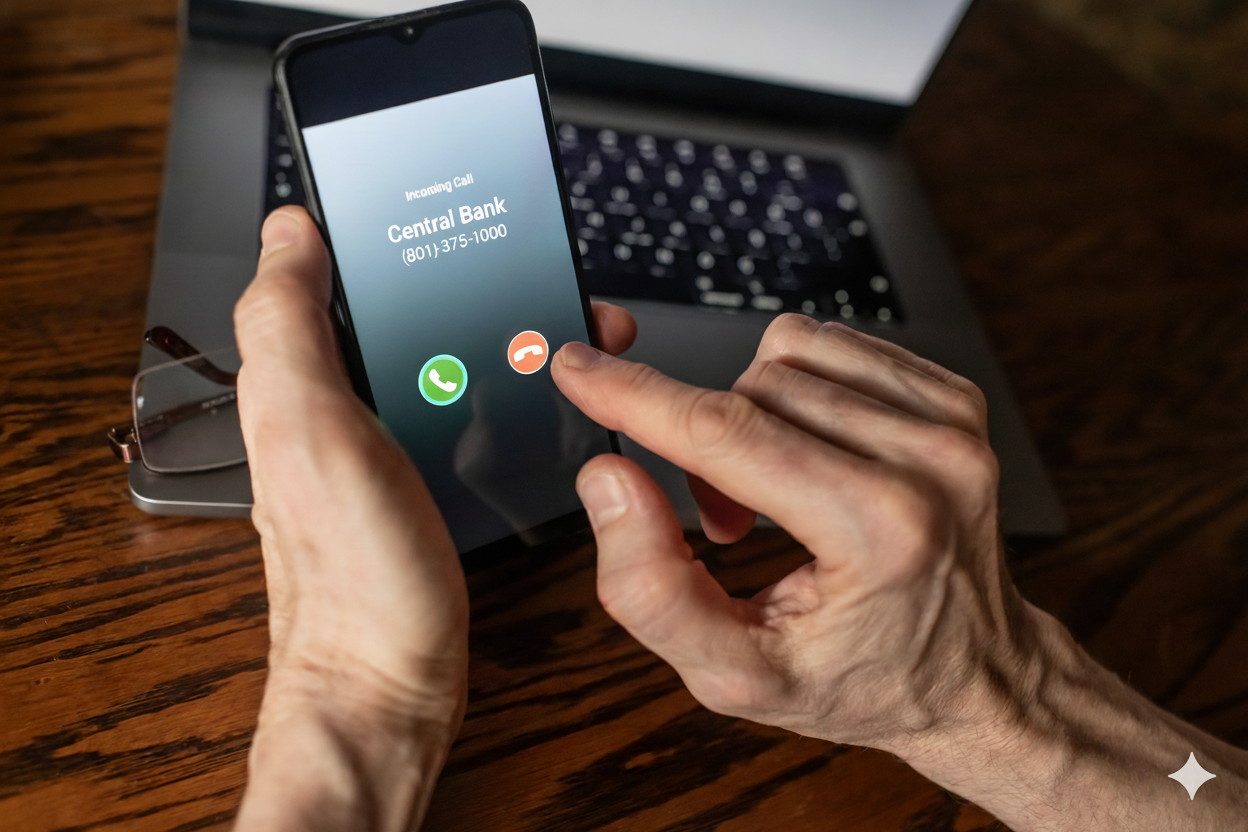 Fraudster can spoof caller ID - Be fraud savvy