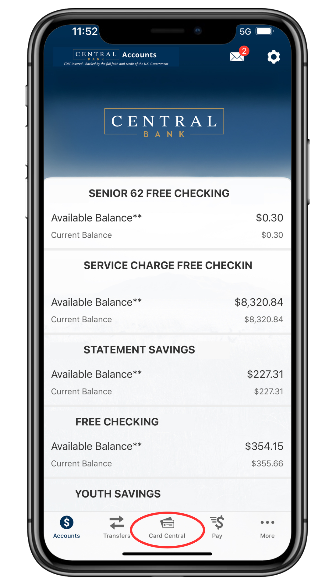 Central Bank - Mobile App - Card Central - iPhone (1)